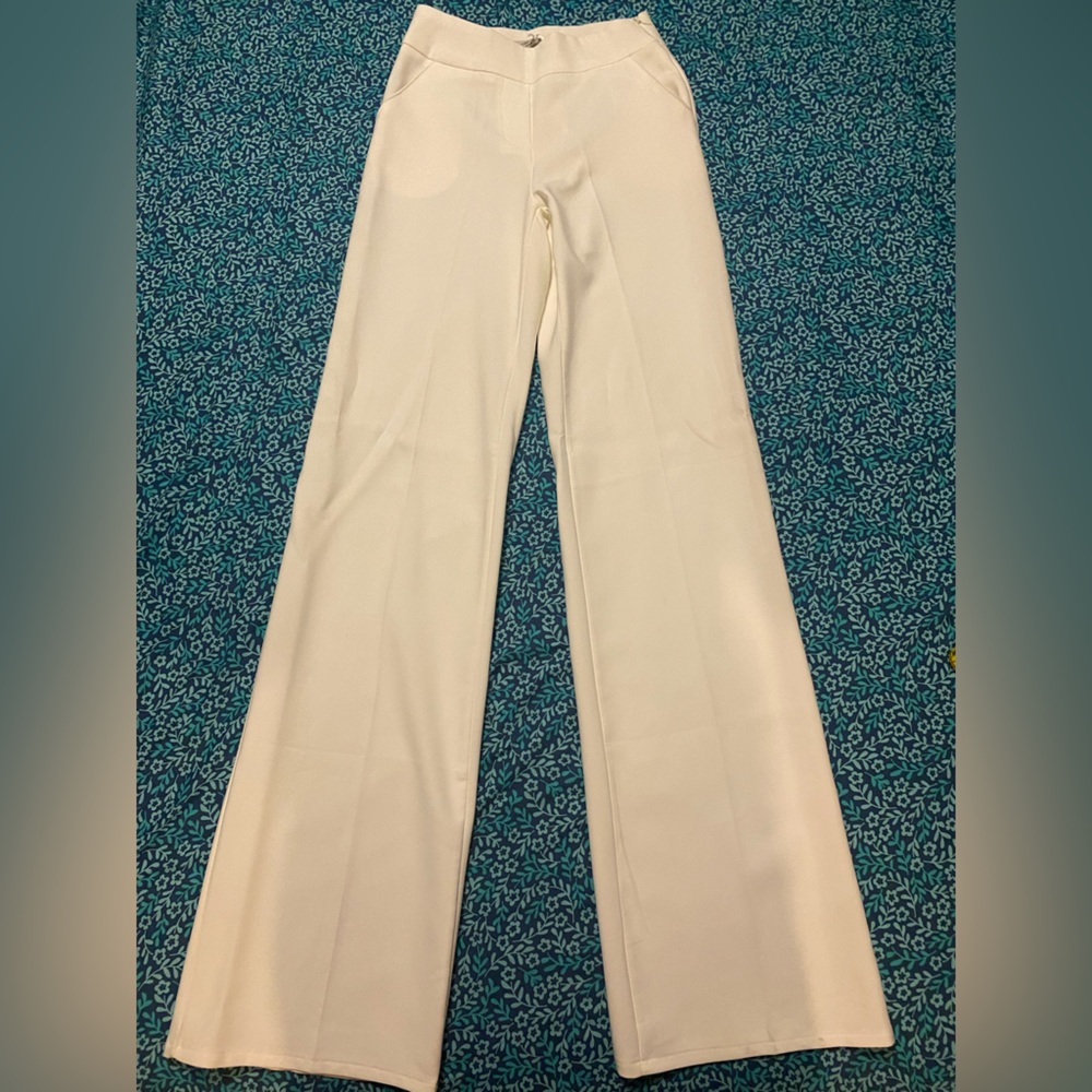 Elegant Cream Women's Pants